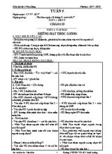 Giáo án điện tử Lớp 4 - Tuần 5 - Năm học 2017-2018 - Lò Văn Hóa